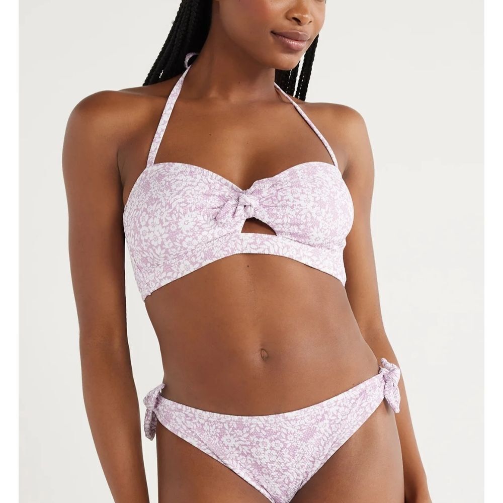 Time And Tru Ditzy Halter 2 PC Bikini Set -